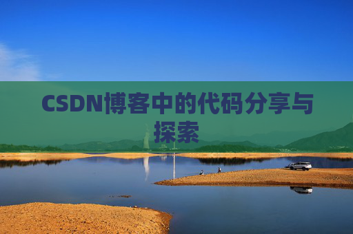 CSDN博客中的代码分享与探索